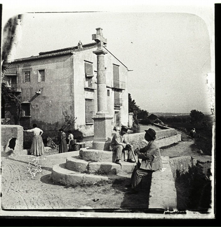 La Reial Séquia de Montcada al seu pas per Godella a començaments del segle XX. 